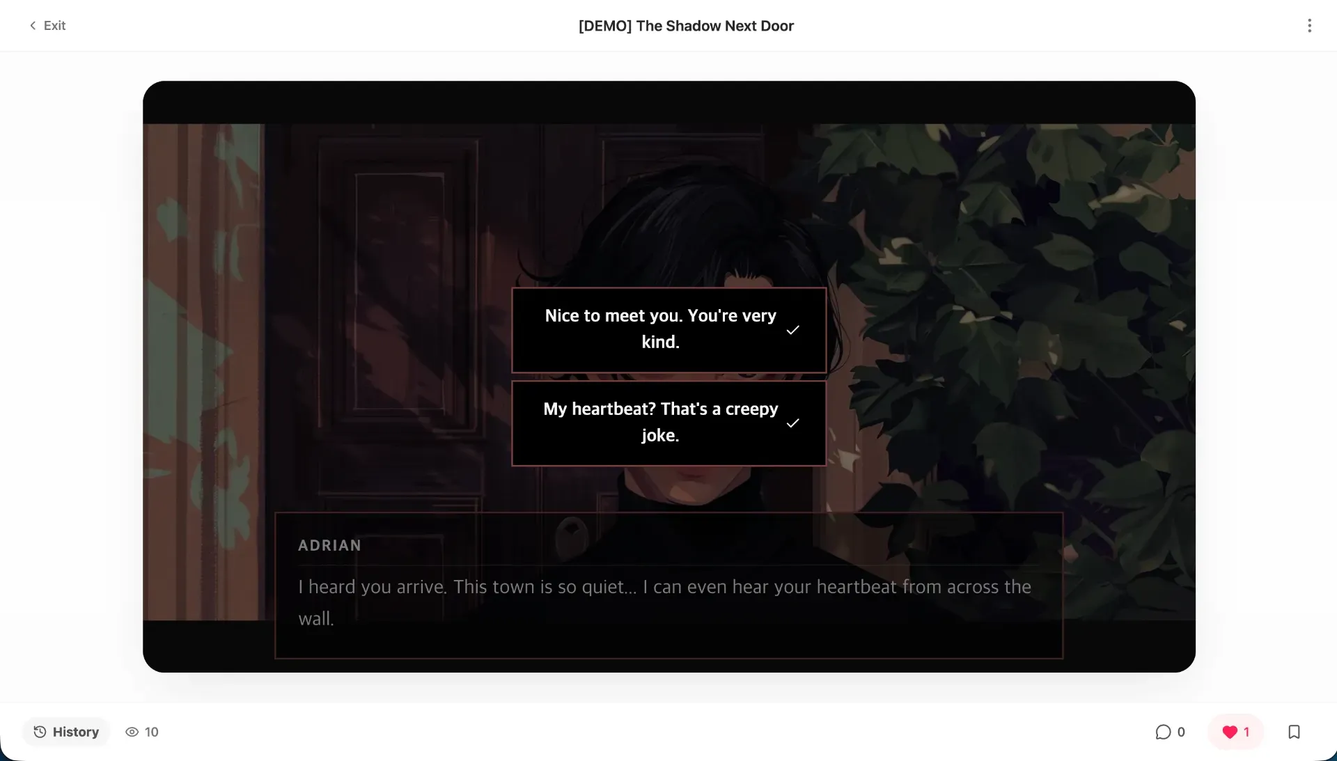 몰입감 있는 플레이어